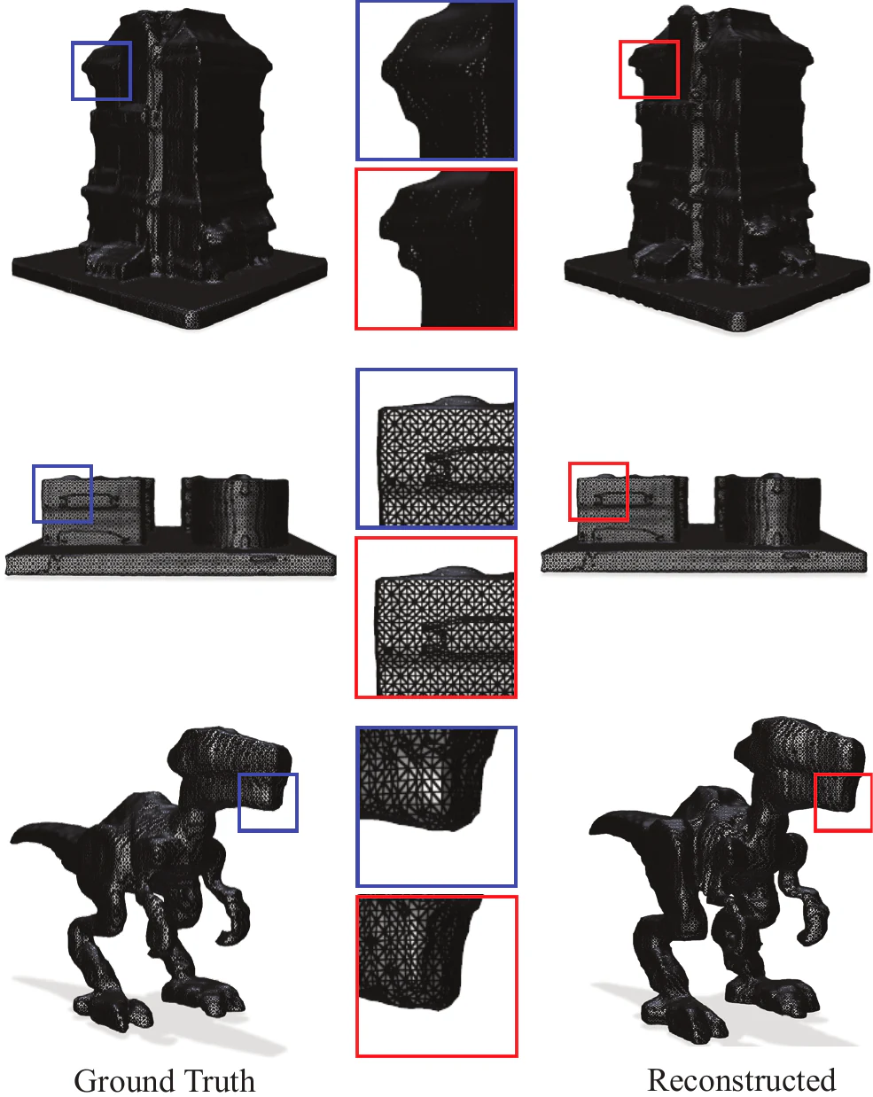 Textureless mesh compression